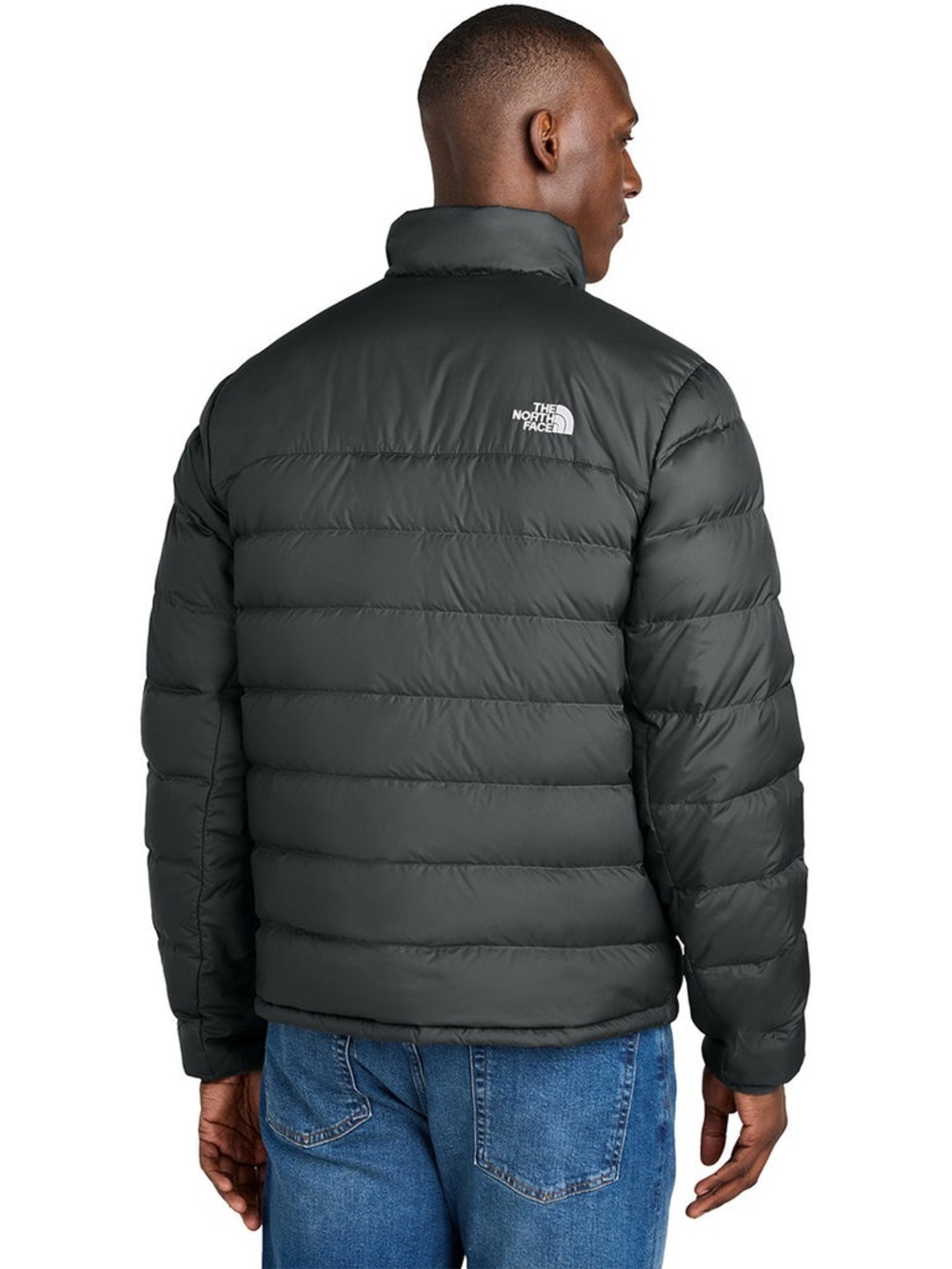 The North Face Men's TNF Black Down Hybrid Jacket - NF0A7V4F Size Large NWT💎 - Picture 4 of 5